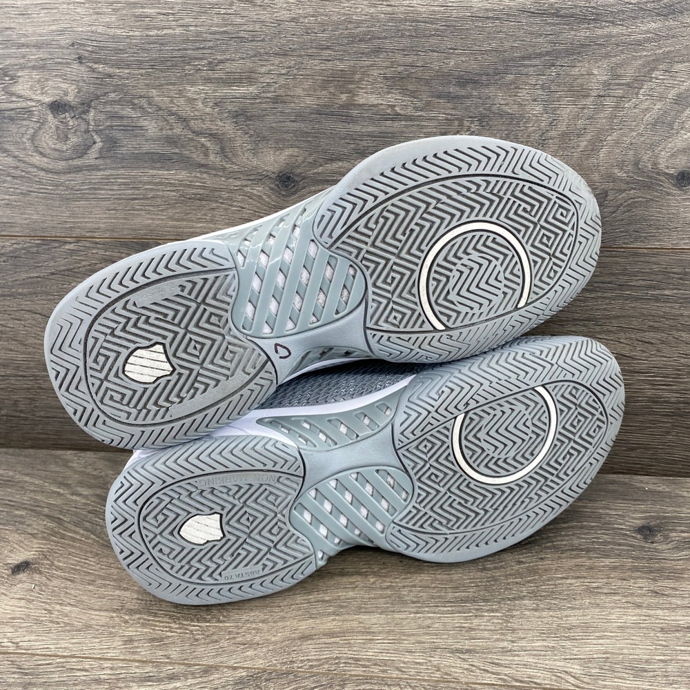 K-Swiss Express Light Pickleball Shoes Womens 11 Grey White 96563-072-M Low Top - Picture 4 of 10